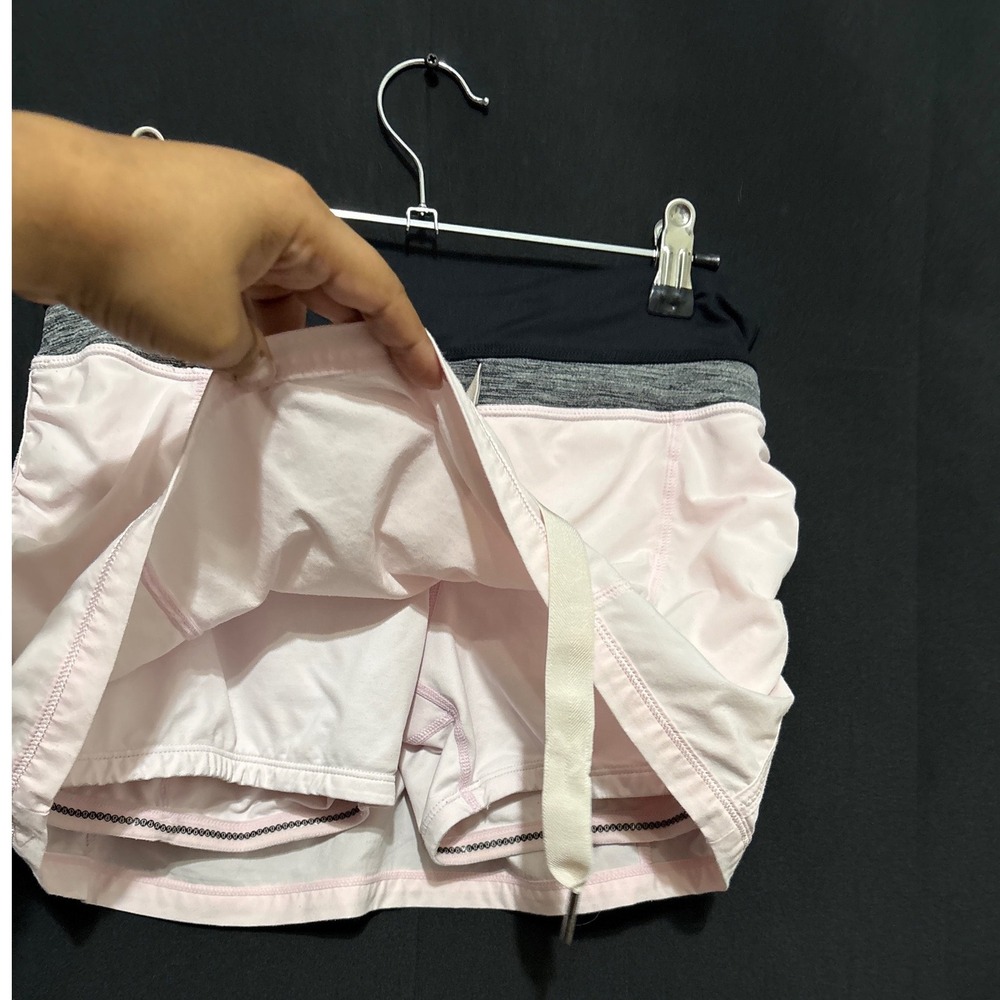 Lululemon Pink Athletic Skort Size 4 Tennis Running Skirt with Liner CA35801 - Picture 7 of 11